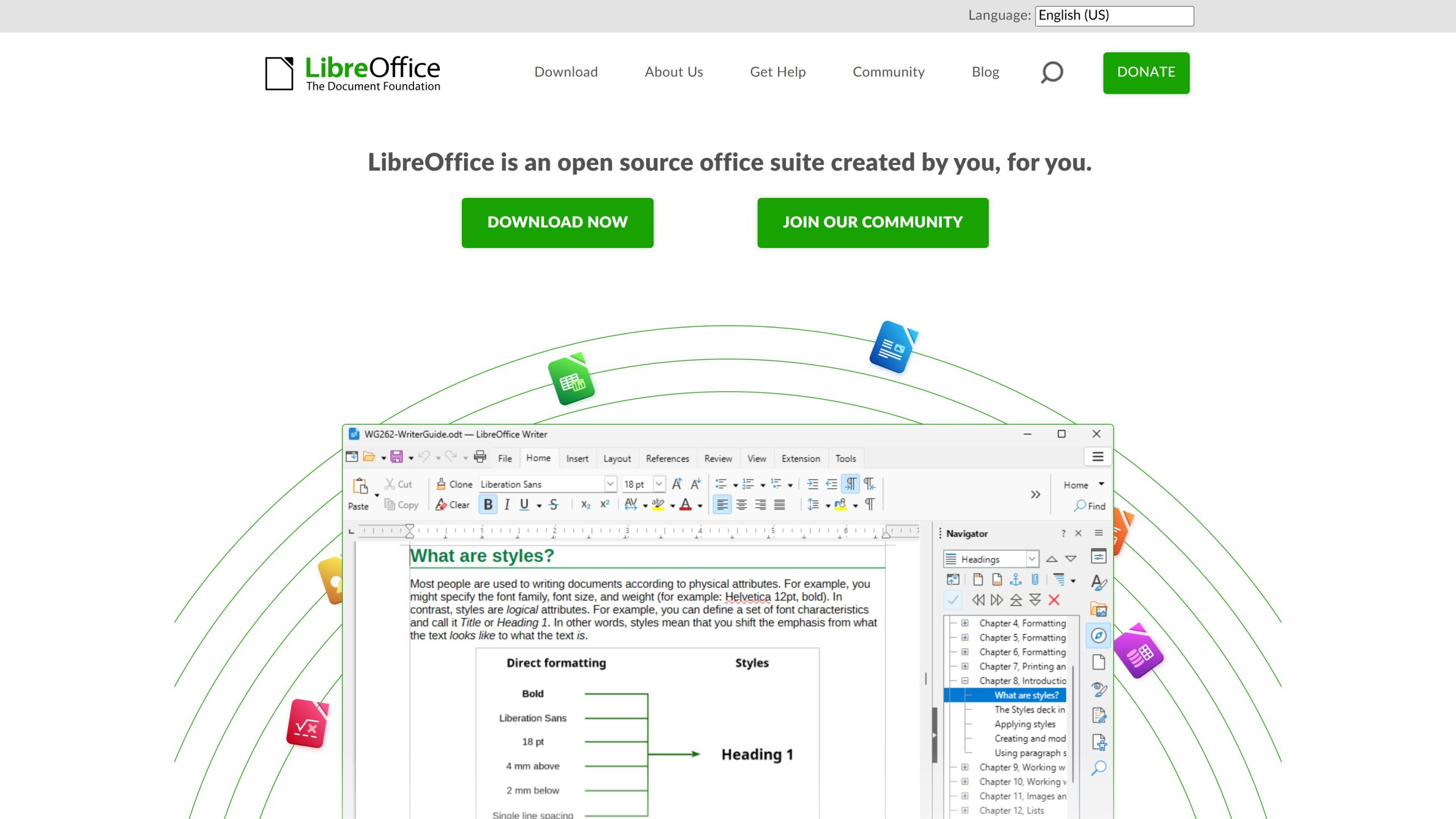 LibreOffice official page